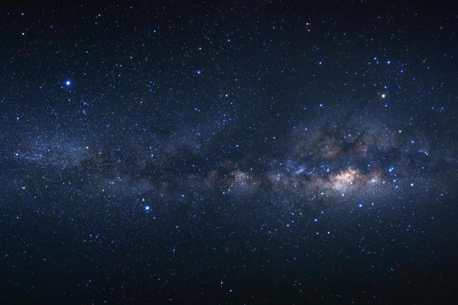 Milky way galaxy with stars and space dust in the universe photo