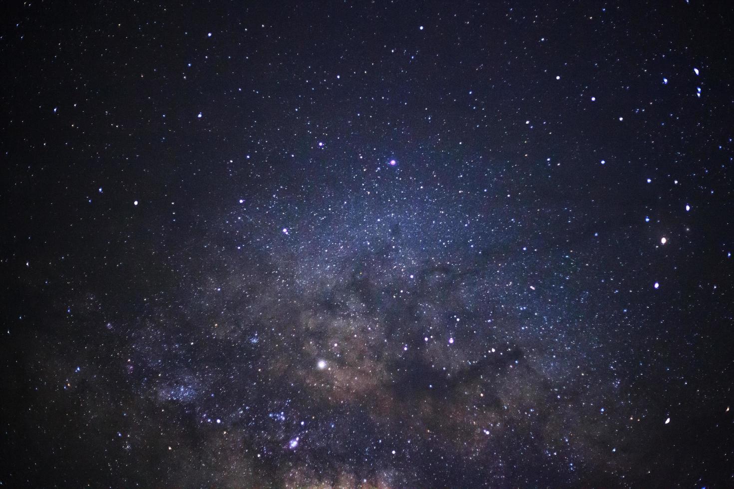 milky way galaxy with stars and space dust in the universe photo