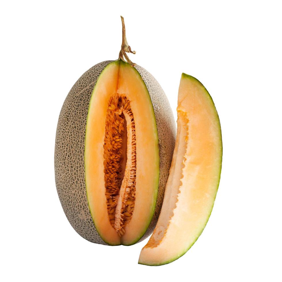 Melon isolated on white background photo