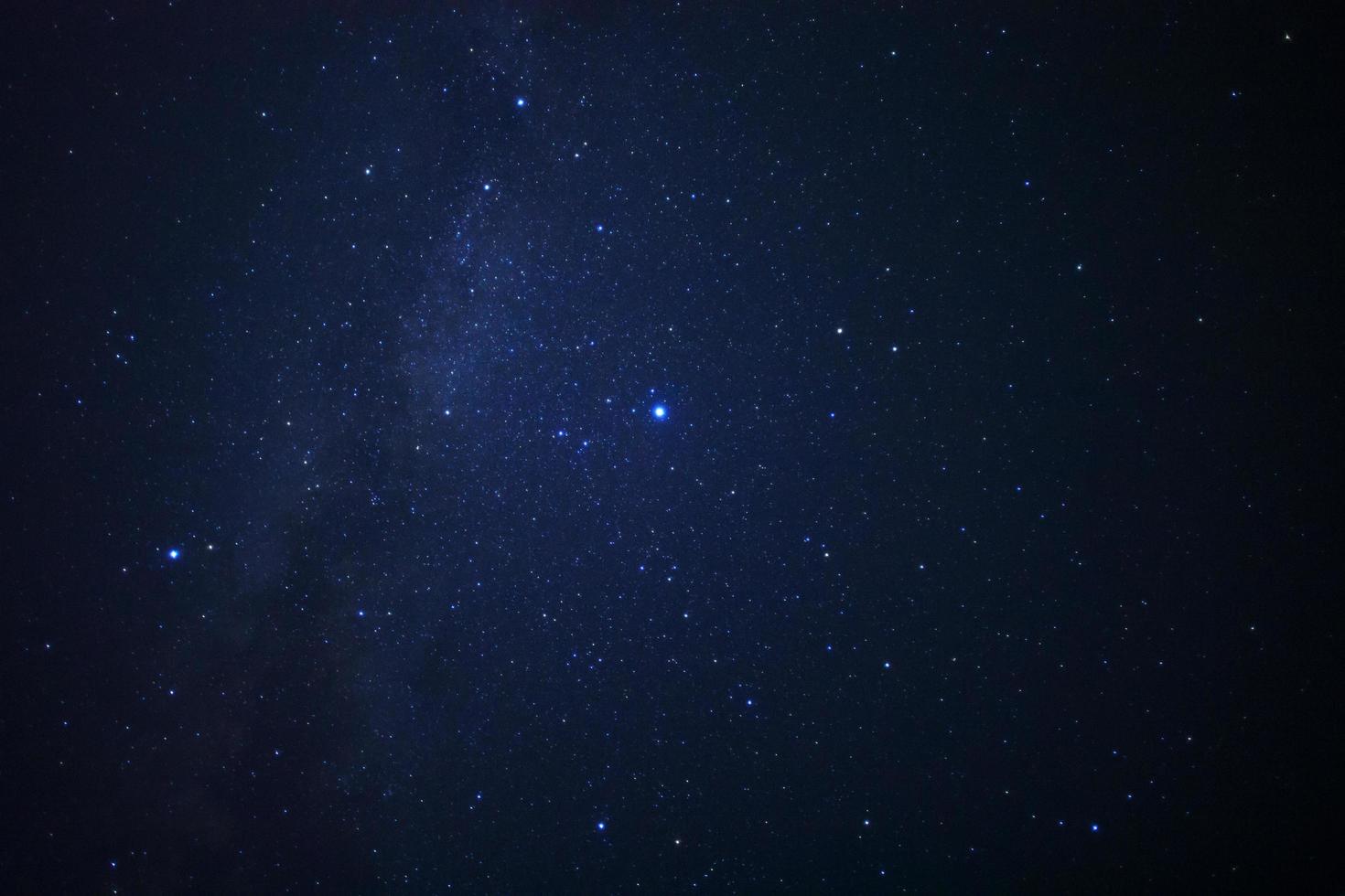 Milky way galaxy. Long exposure photograph.With grain photo