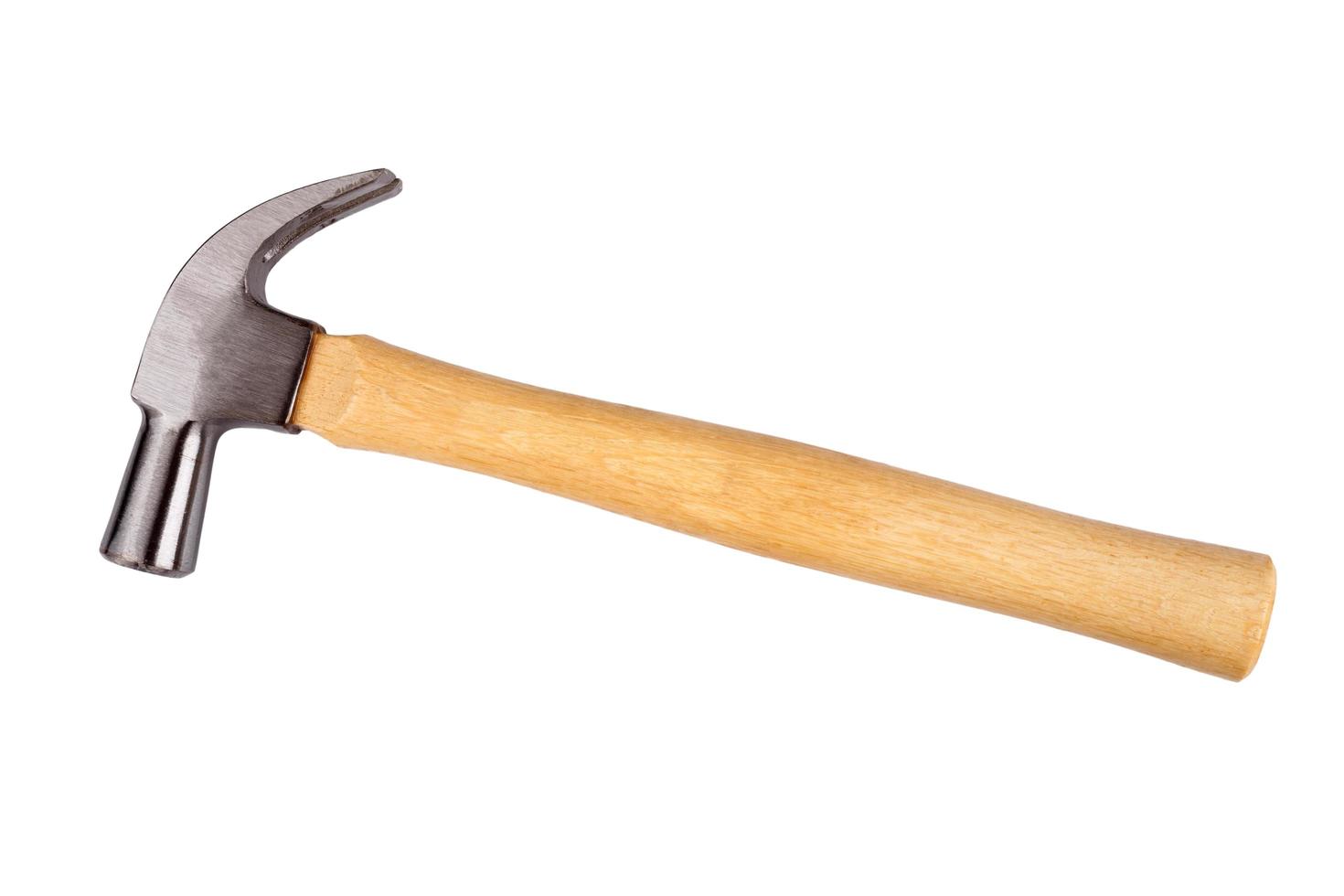 hammer isolated on a white background photo