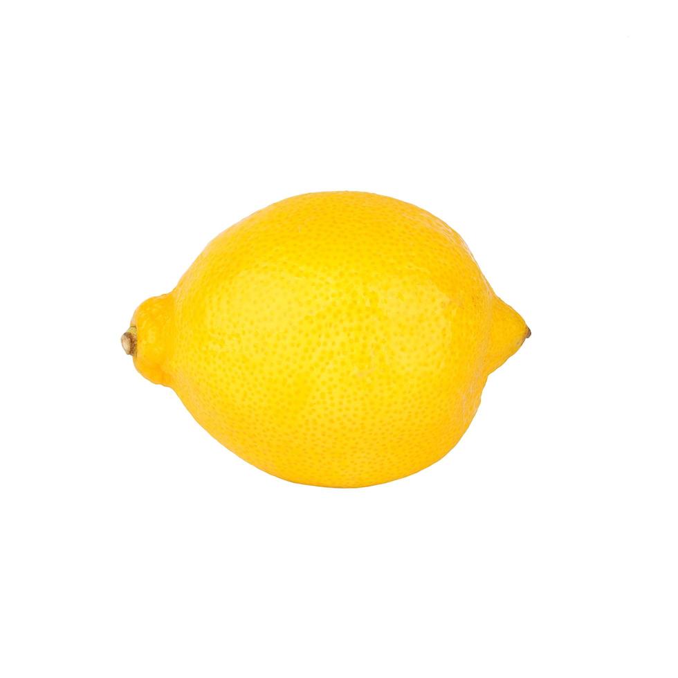 Lemon isolate on white background photo