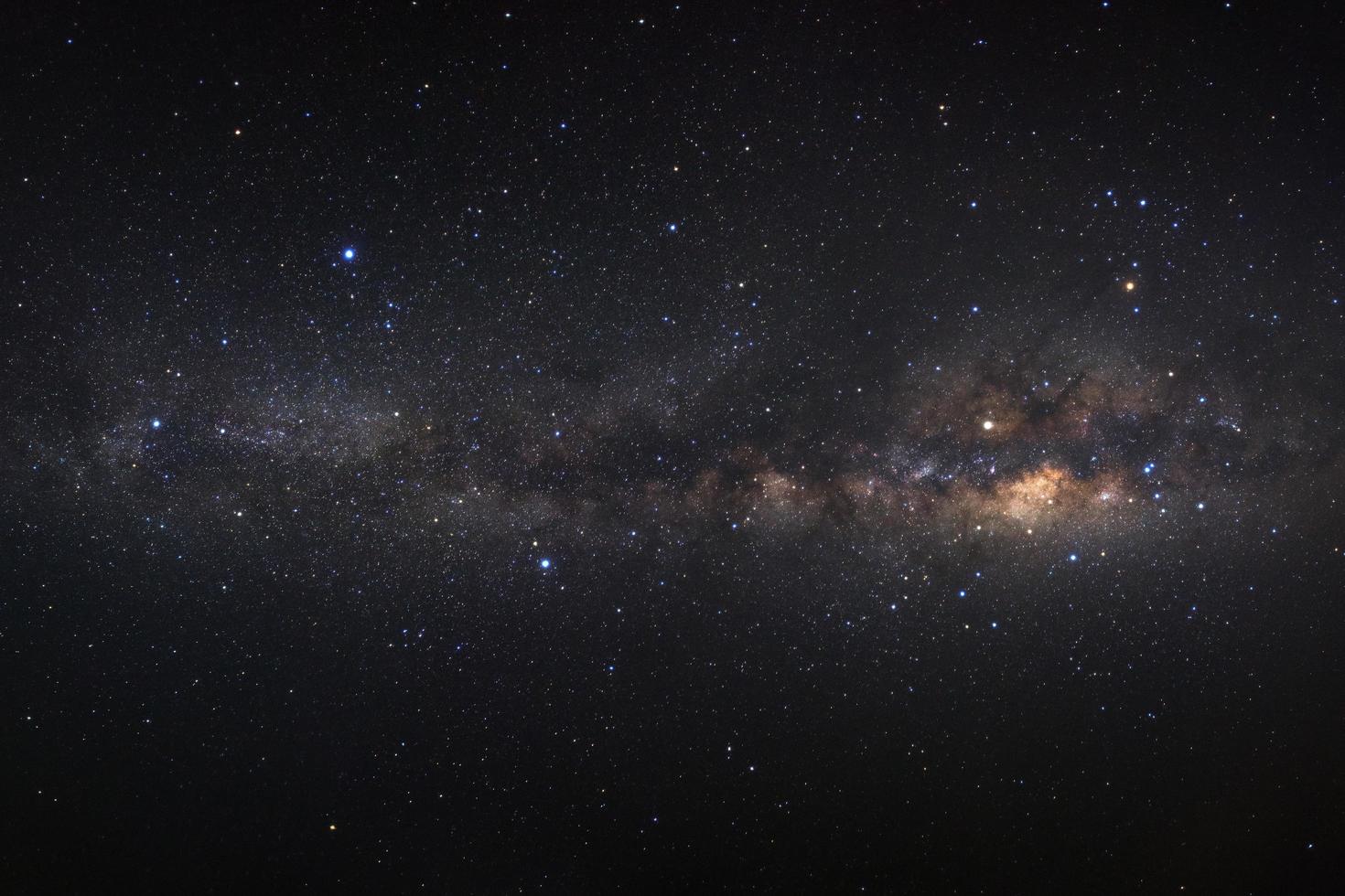 Milky way galaxy with stars and space dust in the universe photo