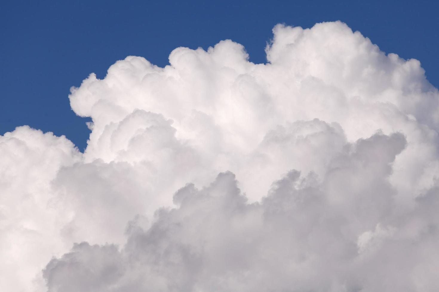 Close-up cloud with blue sky photo