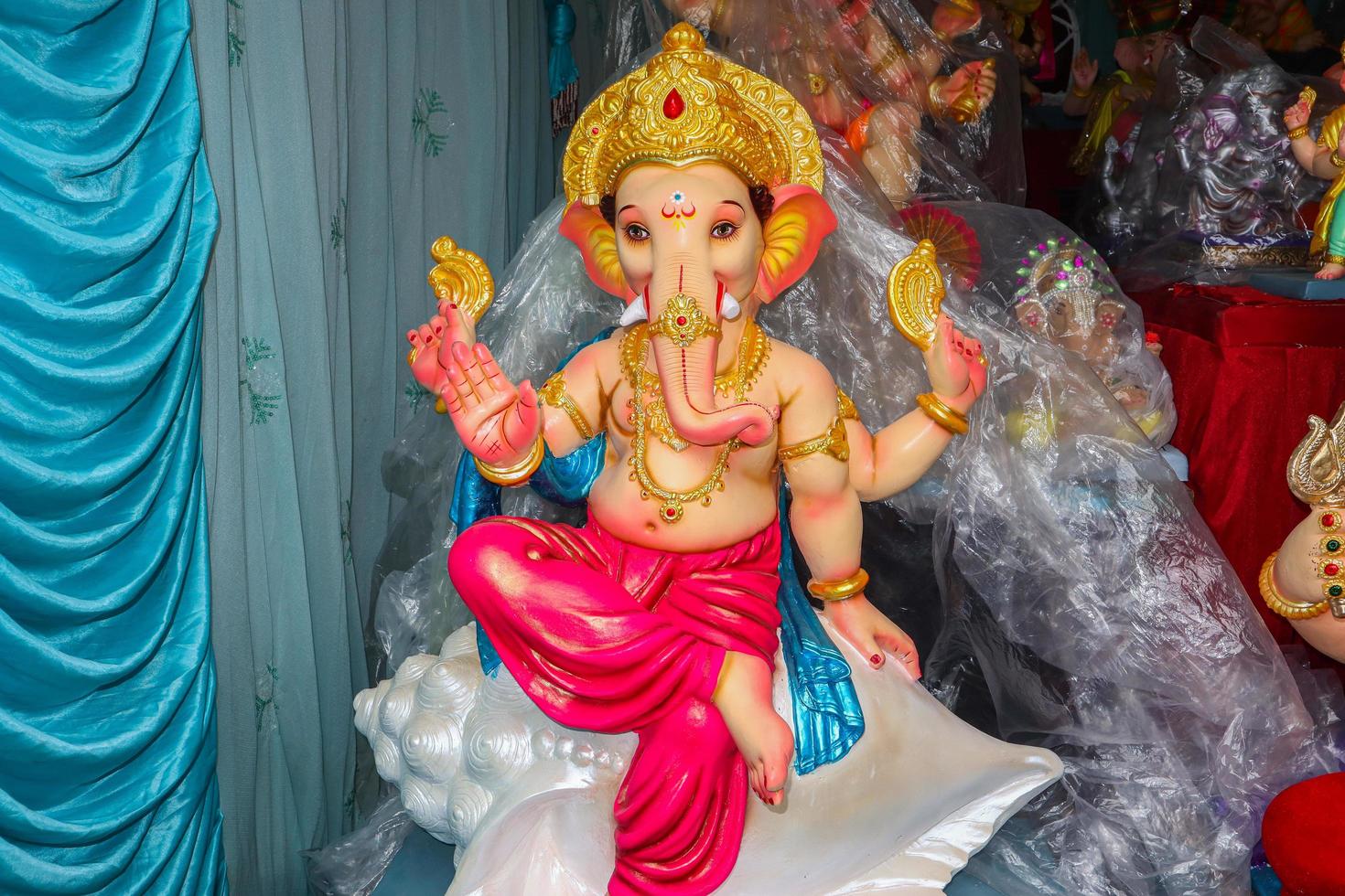 Happy Ganesh Chaturthi, Hindu God Ganesha. photo