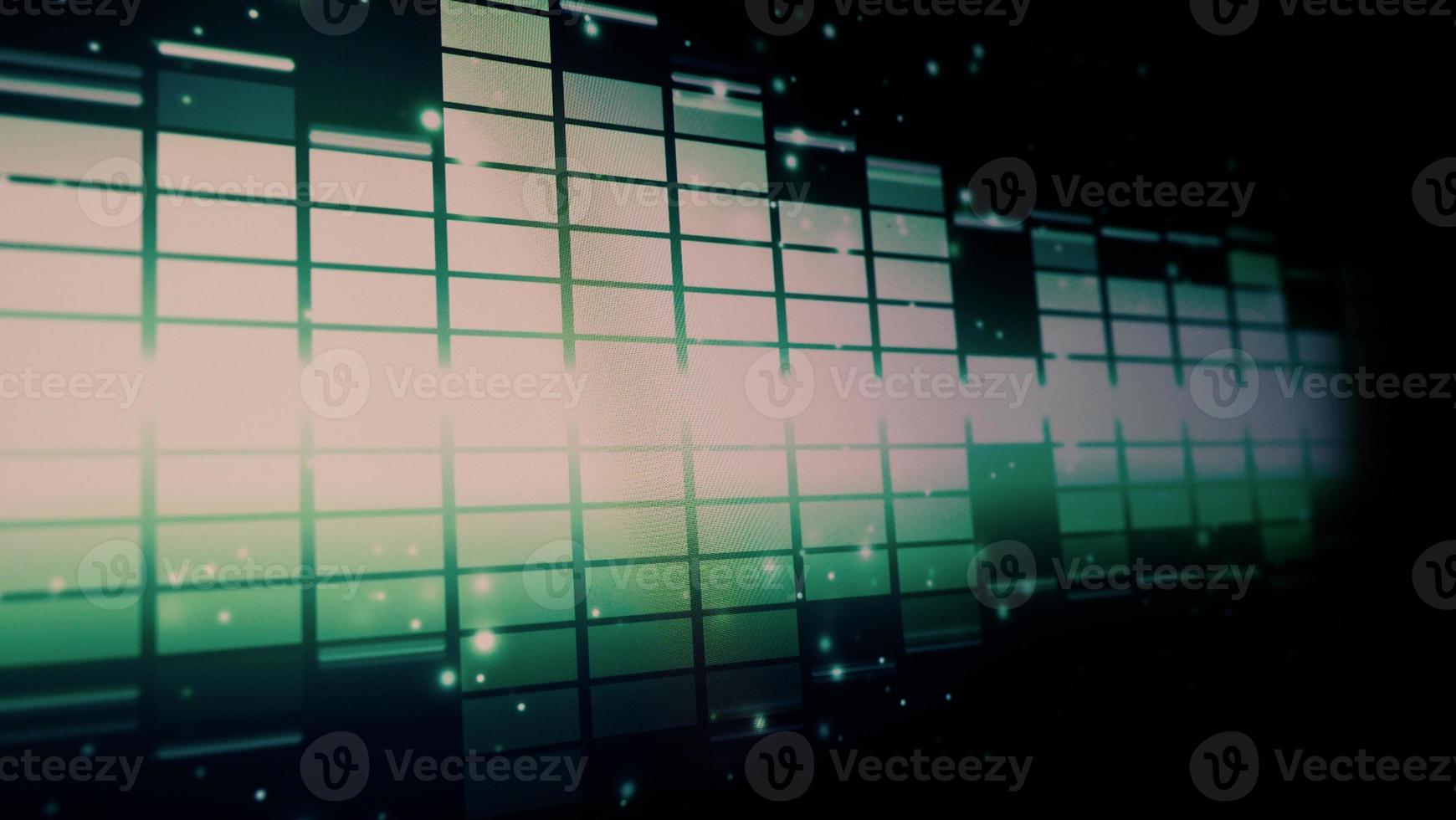 Sound equalizer. Wave pattern of music sounds element on monitor screen. photo