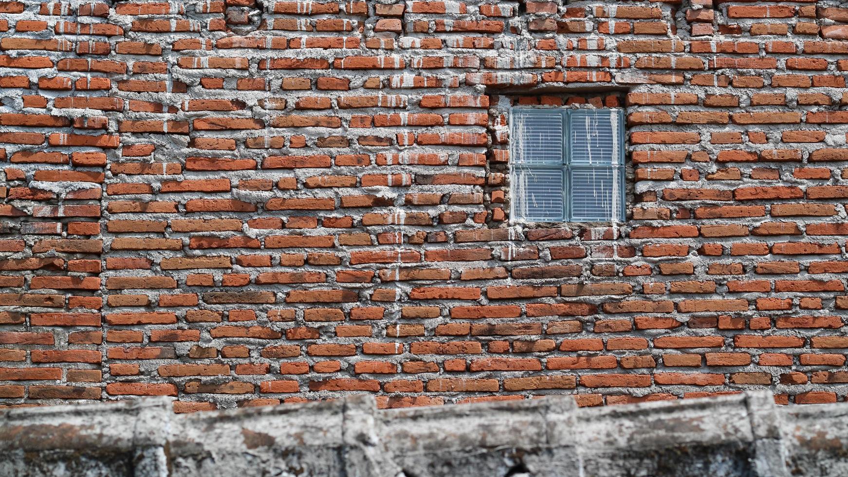 The concept of the outer walls of the house and the old house tiles have a unique texture photo