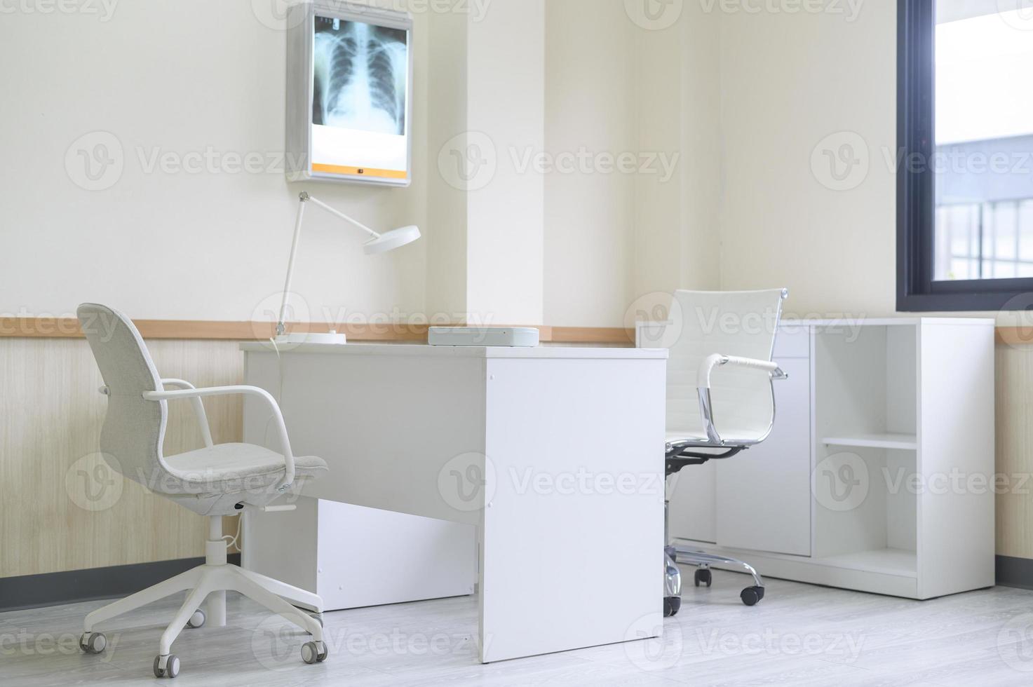 Background of Modern Doctor's office at the hospital photo