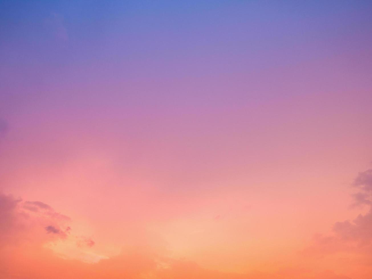 Beautiful idyllic Pastel Sunset Sky.Cloudscape Concept photo