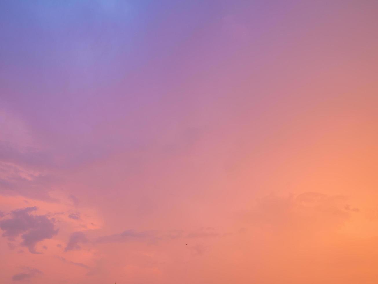 Beautiful idyllic Pastel Sunset Sky.Cloudscape Concept photo