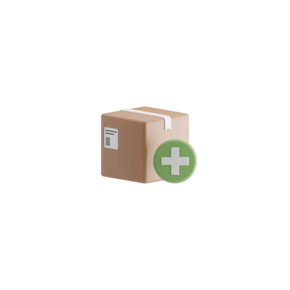 3D Isolated Logistic Icon png