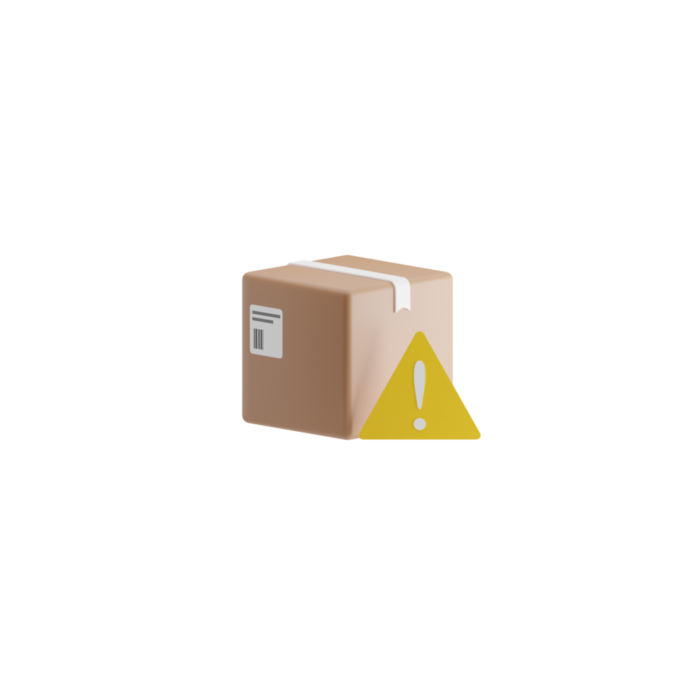 3D Isolated Logistic Icon png