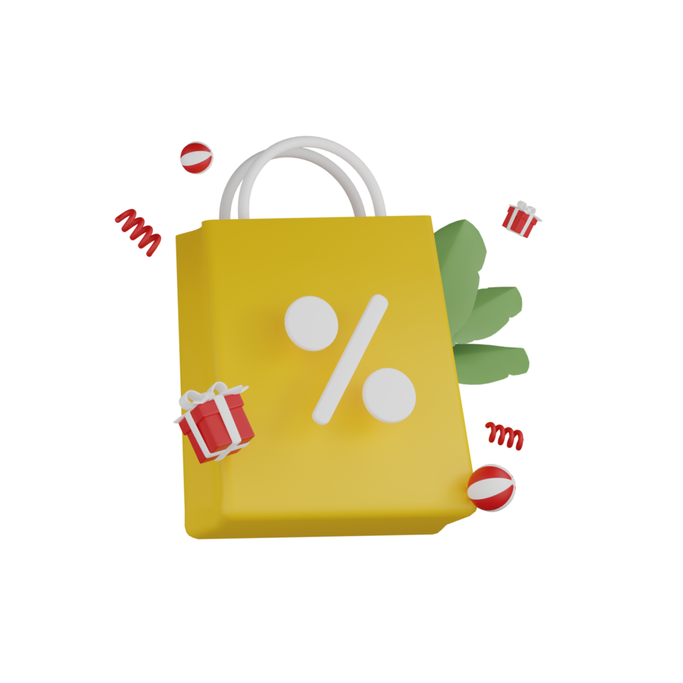 3D Isolated Shop Sale Icon png