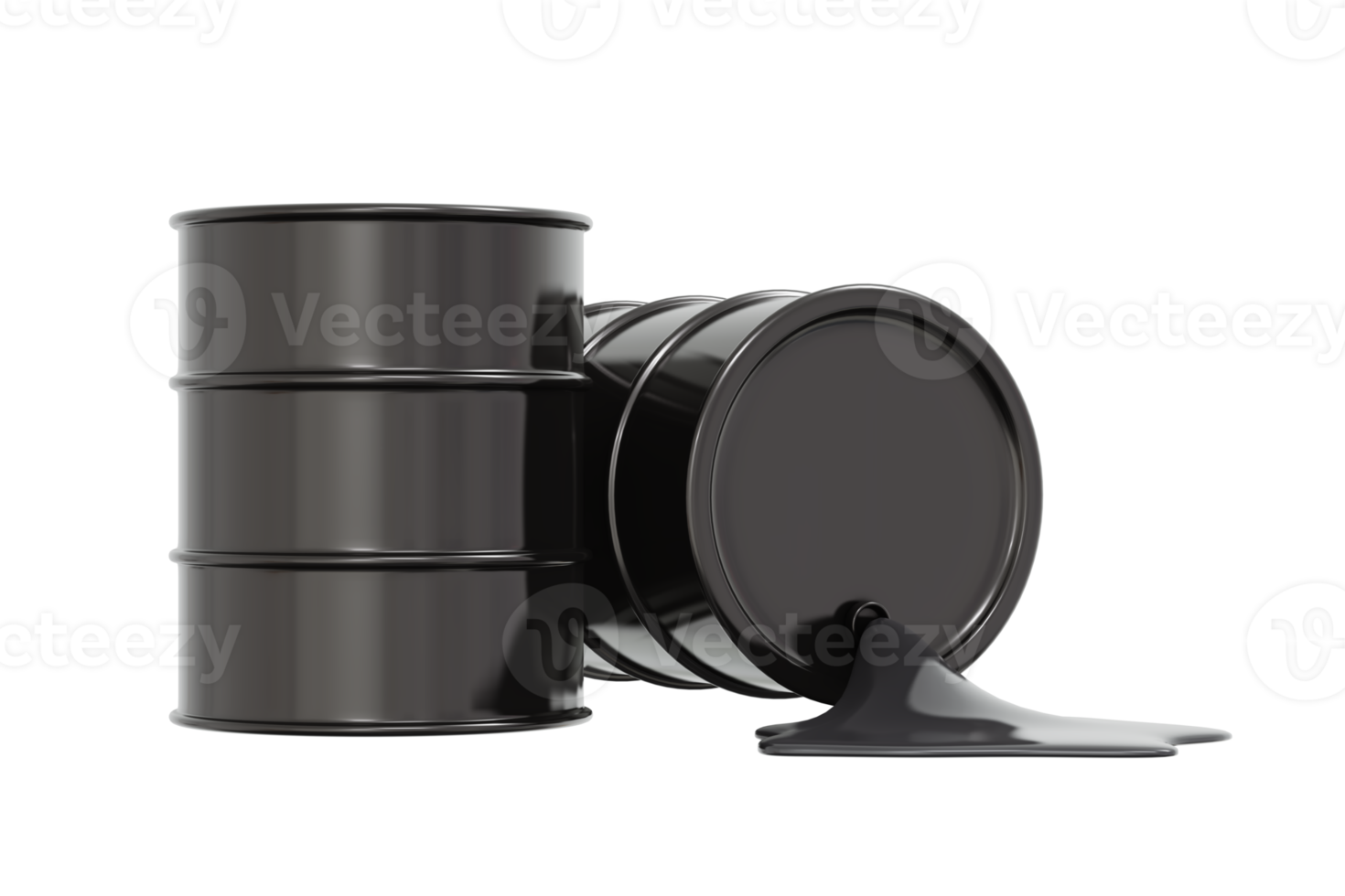 3d tolkning av petroleum olja trumma behållare tunna png