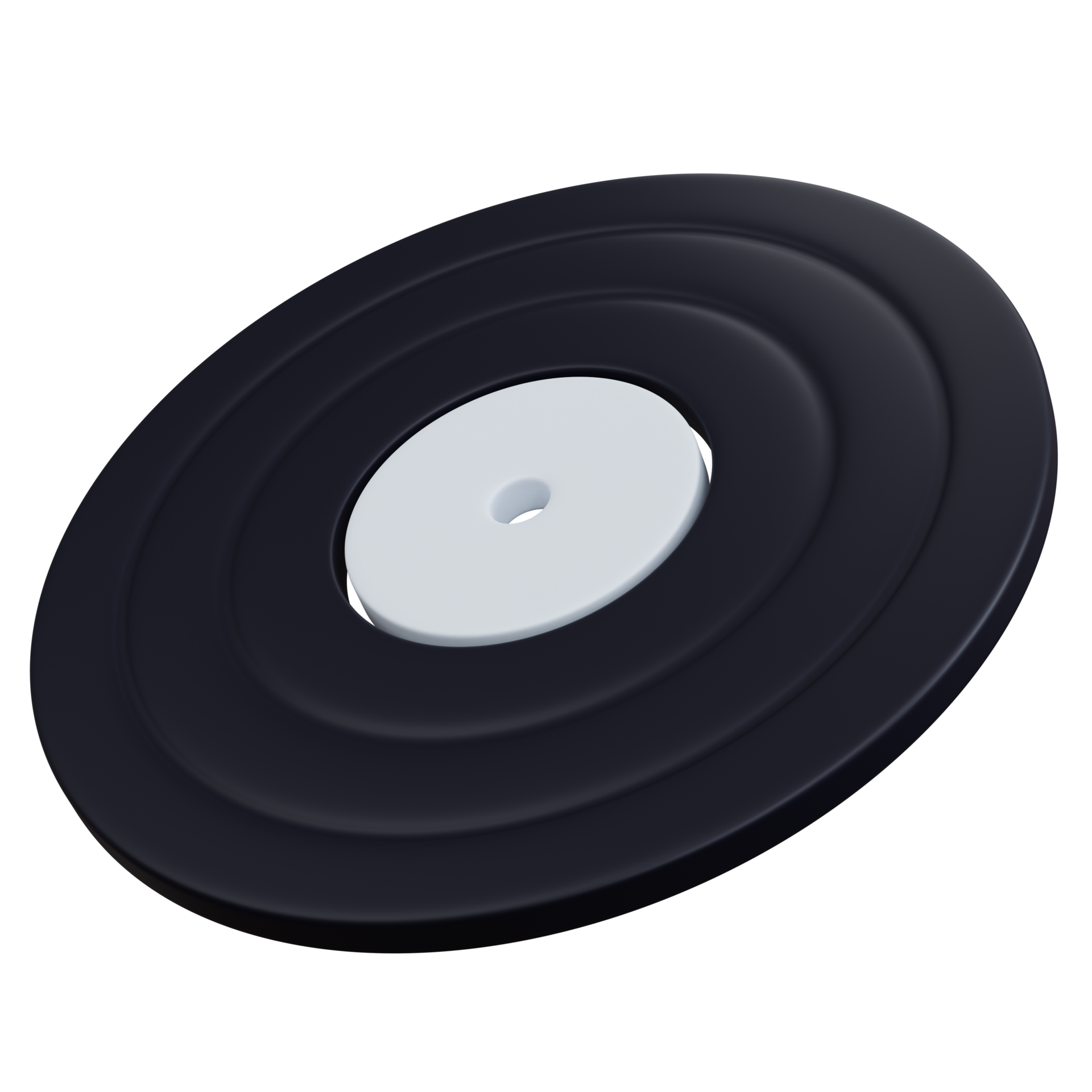 3d rendering black vinyl record isolated 11048701 PNG