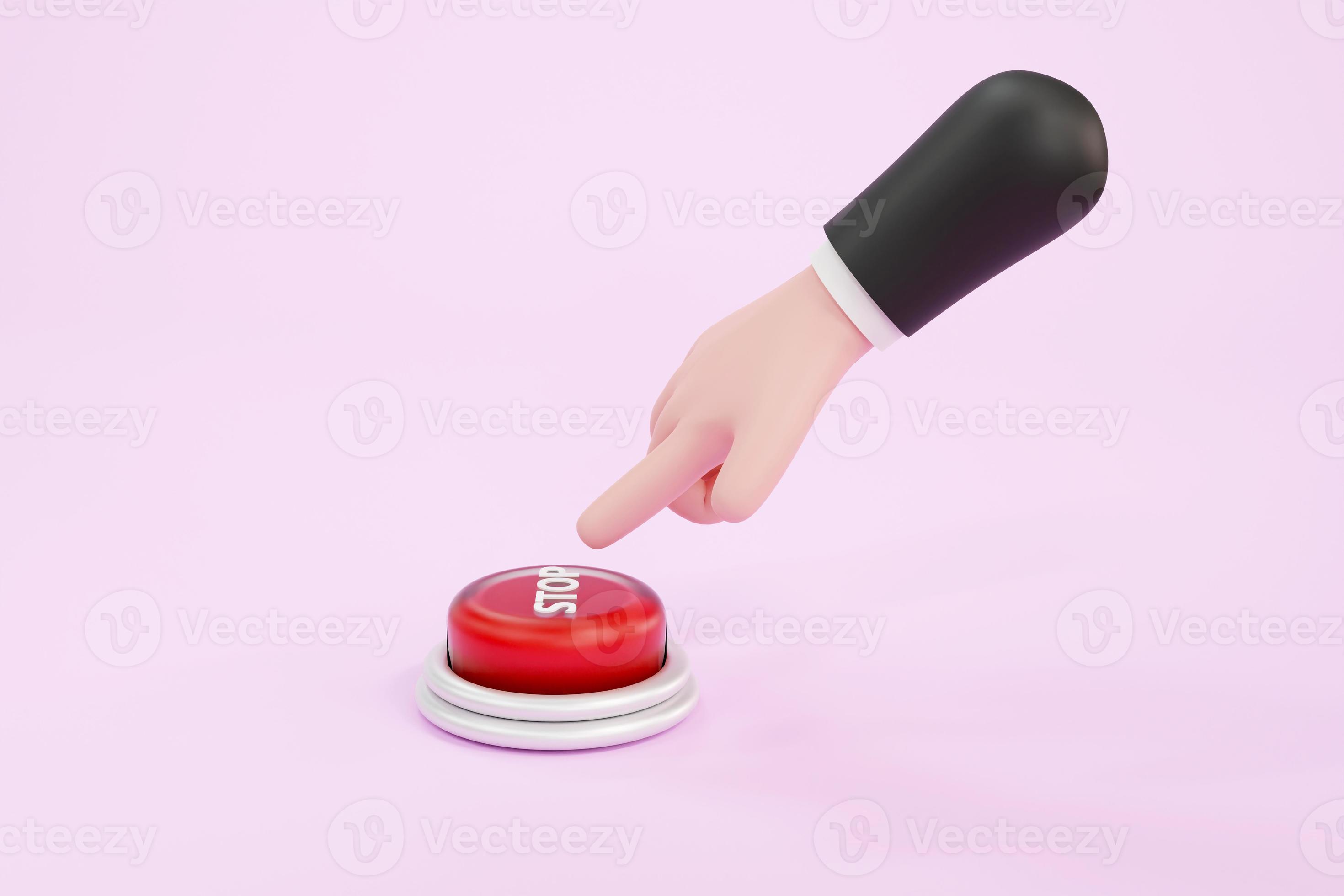 Cartoon hand pressing the red button. system control 11048790 Stock Photo at Vecteezy Cartoon hand pressing the red button. system control 11048790 Stock Photo at Vecteezy