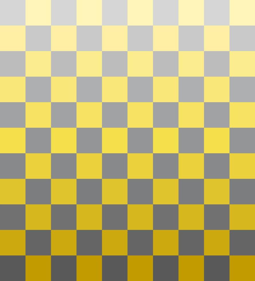 Square Background Yellow Gray Gradient Checkered Pattern vector
