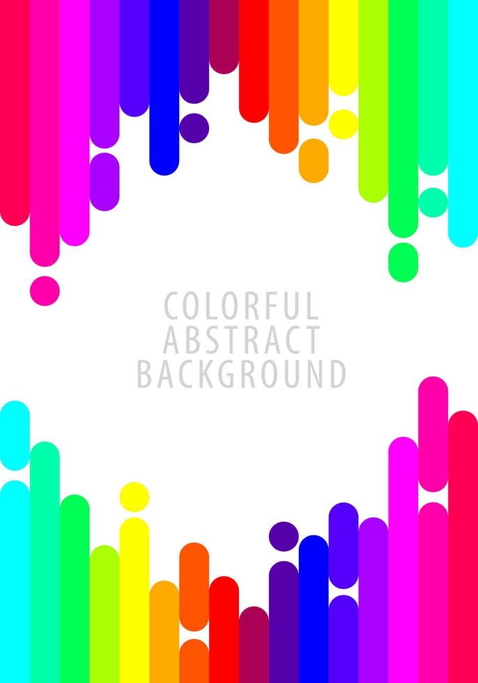 Rainbow Gradient Colorful Vertical Line Background vector