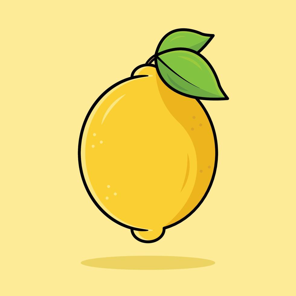 Ilustración de un limón vector