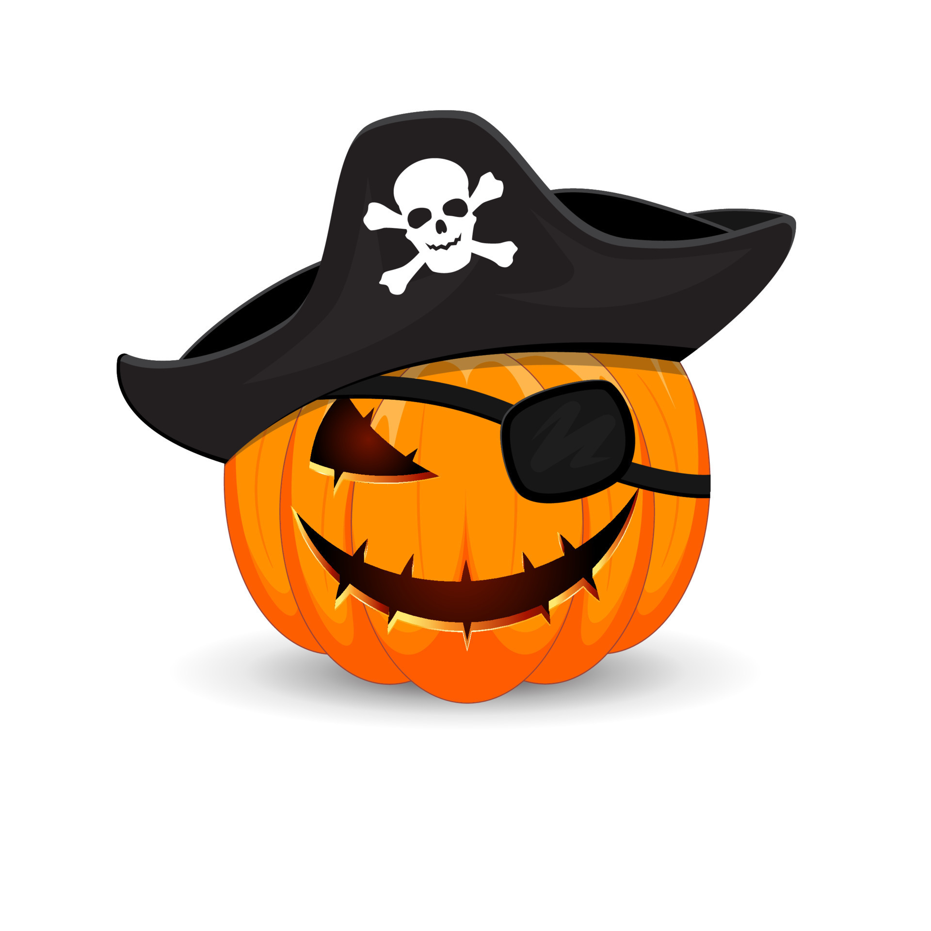 Halloween Pumpkin Pirate Isolated On White Background The Main Symbol halloween-pumpkin-pirate-isolated-on-white-background-the-main-symbol