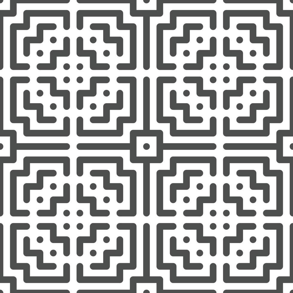 Abstract seamless geometric shape lines pattern vector
