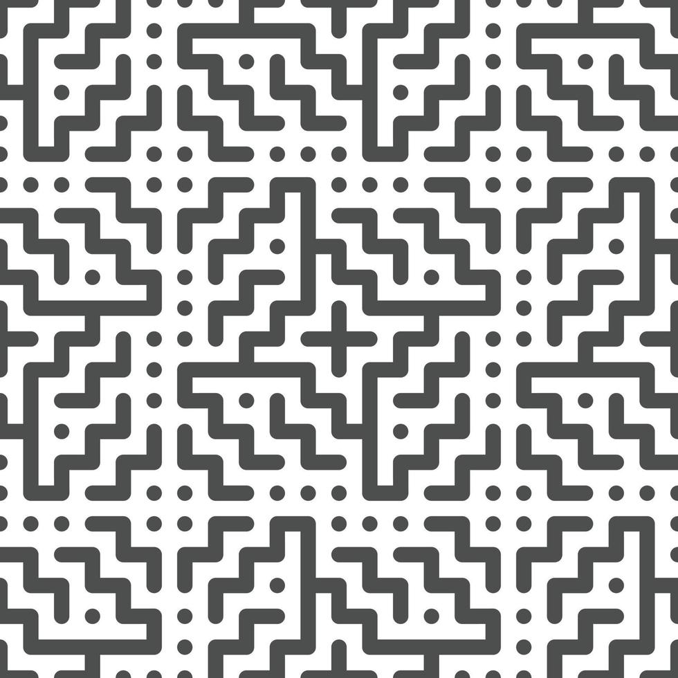 Abstract seamless geometric shape lines pattern vector