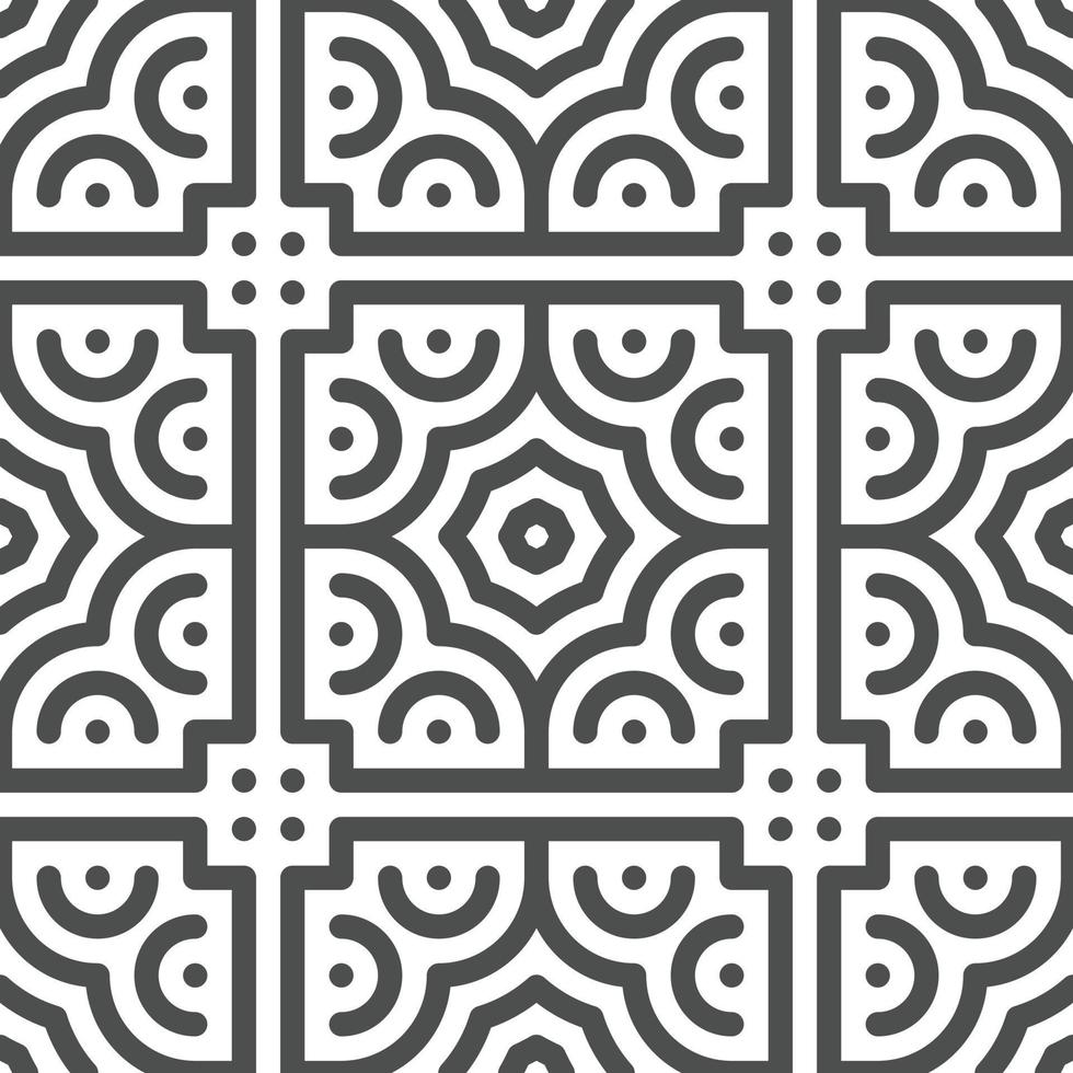 Abstract seamless geometric shape lines pattern vector
