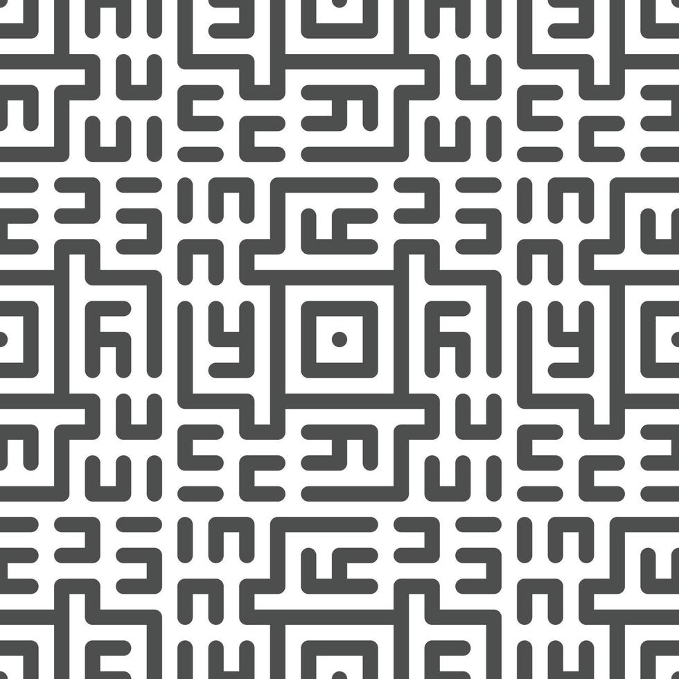 Abstract seamless geometric shape lines pattern vector