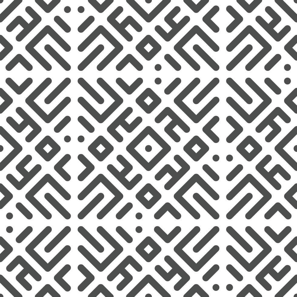 Abstract seamless geometric shape lines pattern vector