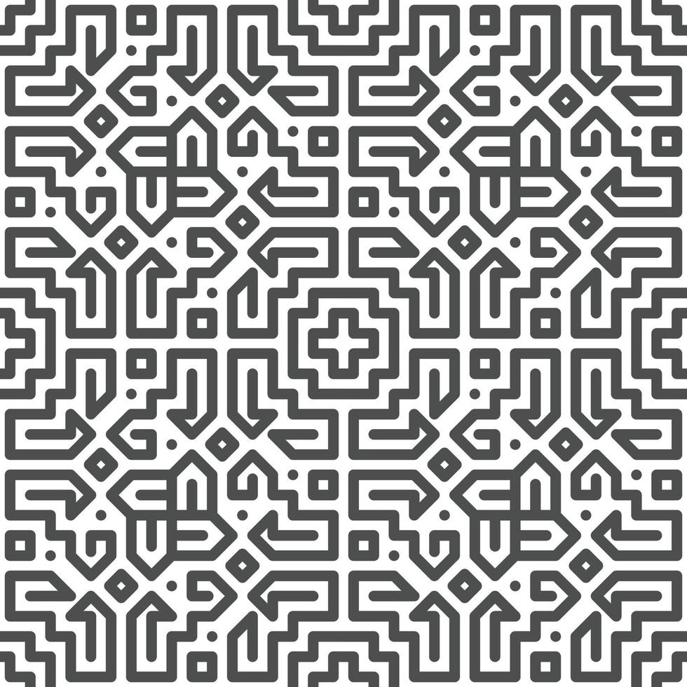 Abstract seamless geometric shape lines pattern vector