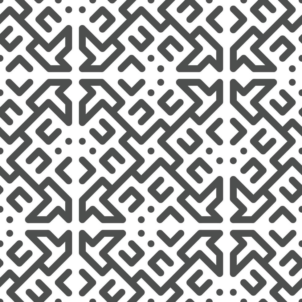 Abstract seamless geometric shape lines pattern vector
