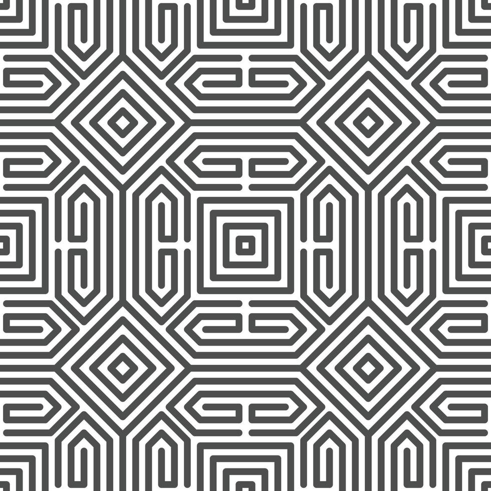 Abstract seamless geometric shape lines pattern vector