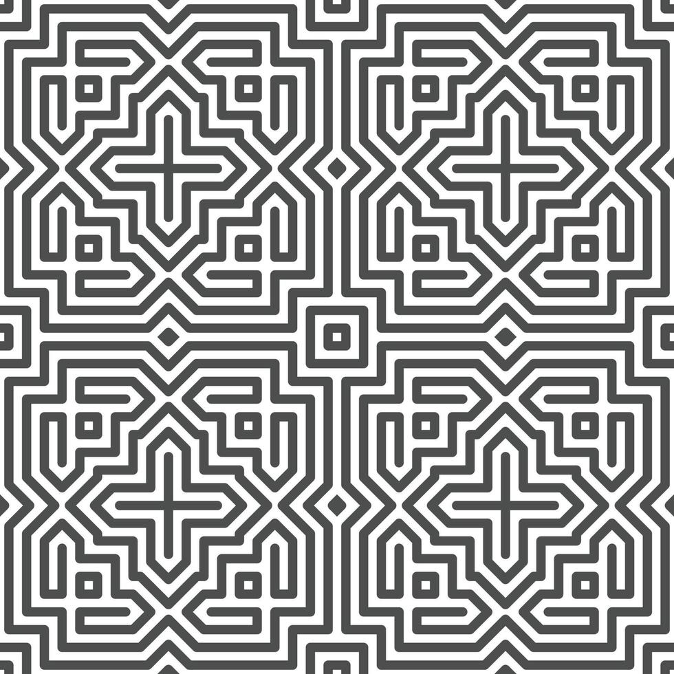 Abstract seamless geometric shape lines pattern vector