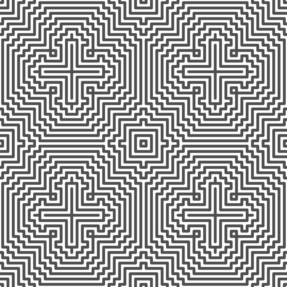 Abstract seamless geometric shape lines pattern vector