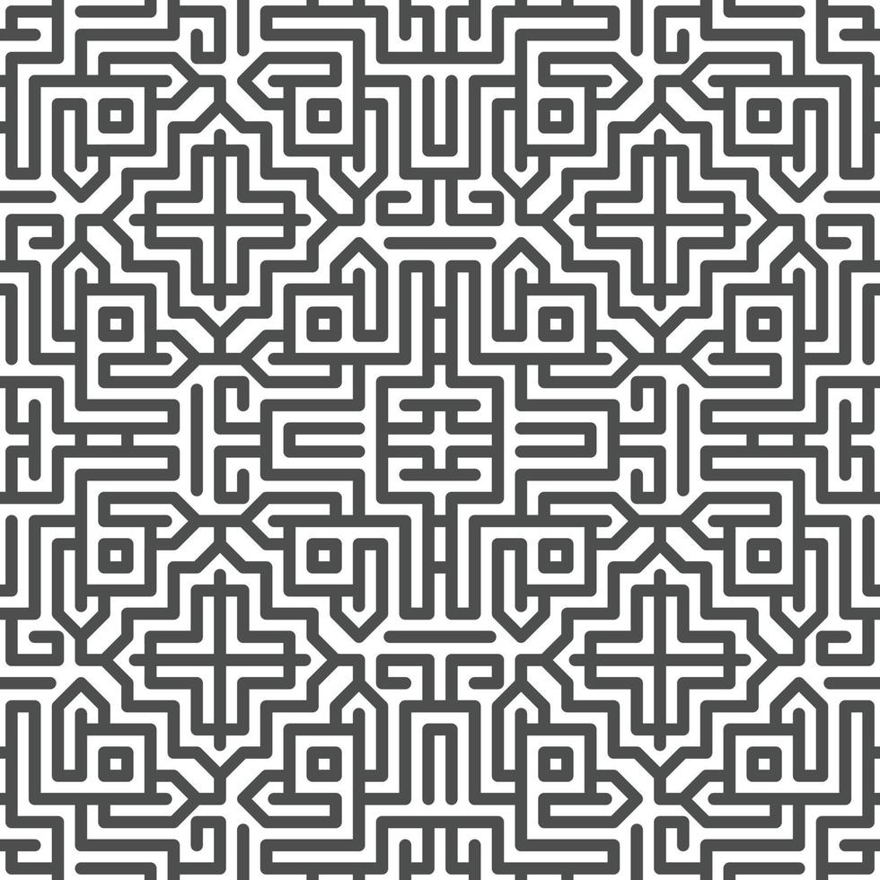 Abstract seamless geometric shape lines pattern vector