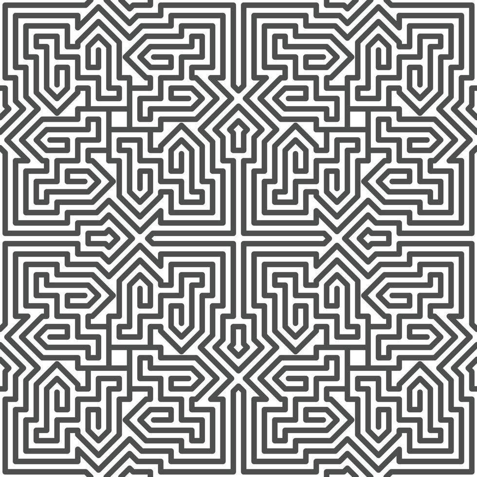 Abstract seamless geometric shape lines pattern 778 vector