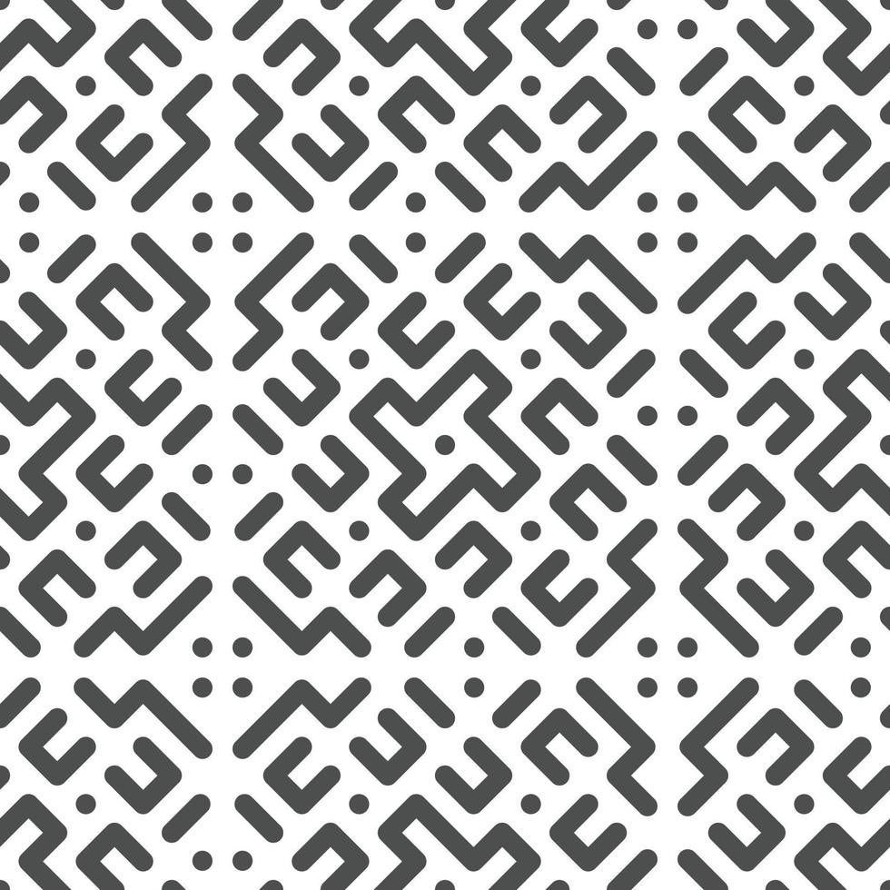 Abstract seamless geometric shape lines pattern vector