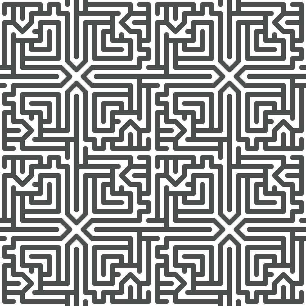 Abstract seamless geometric shape lines pattern vector