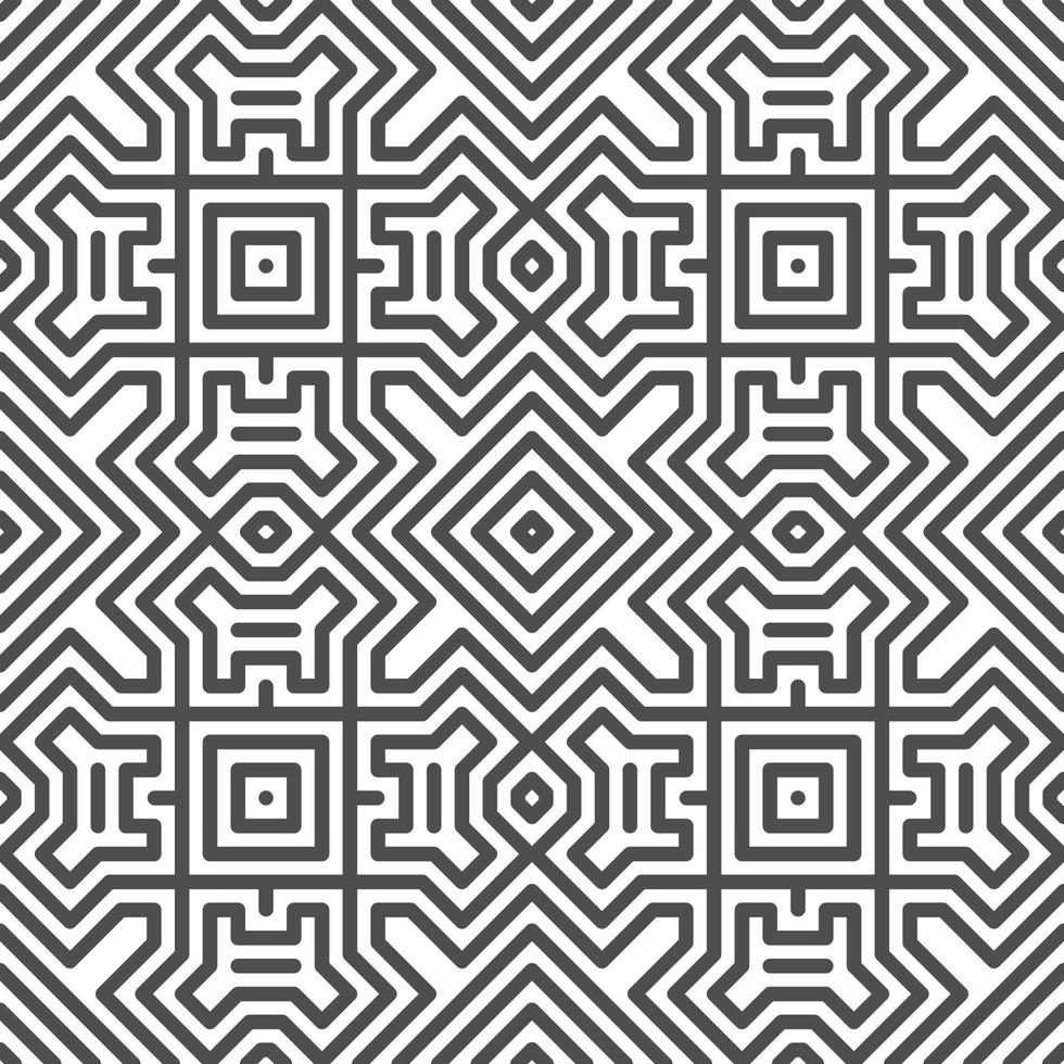 Abstract seamless geometric shape lines pattern vector