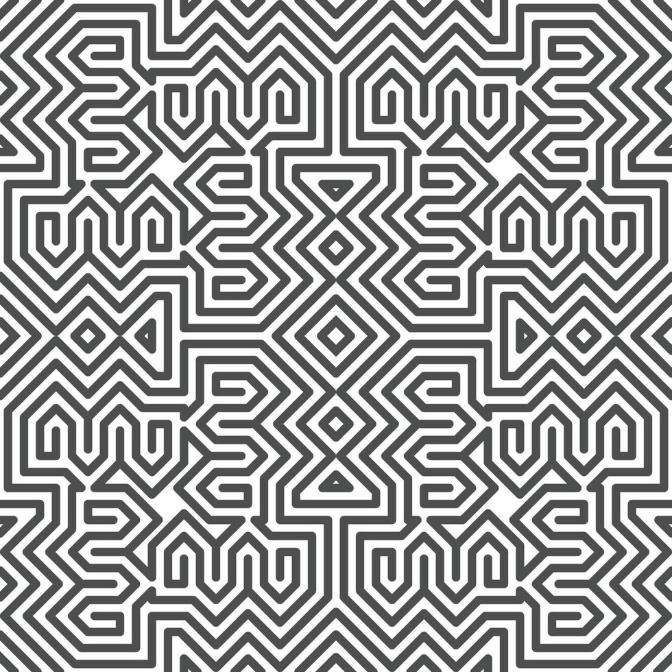 Abstract seamless geometric shape lines pattern vector