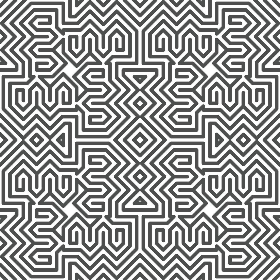 Abstract seamless geometric shape lines pattern vector