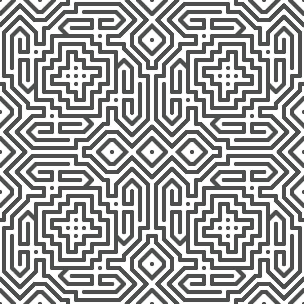 Abstract seamless geometric shape lines pattern 778 vector