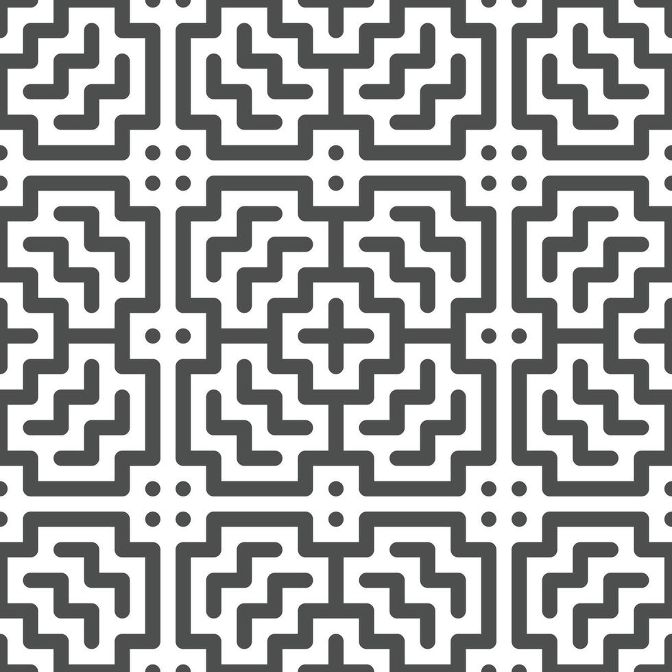 Abstract seamless geometric shape lines pattern vector