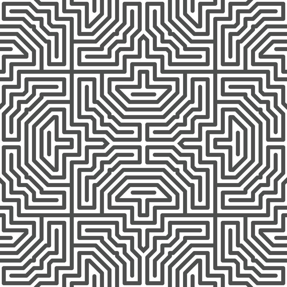 Abstract seamless geometric shape lines pattern vector