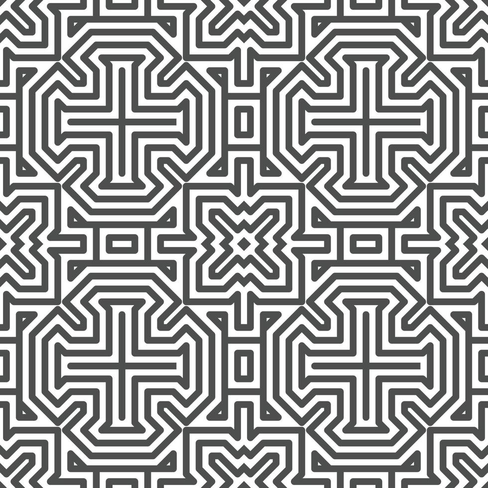 Abstract seamless geometric shape lines pattern vector