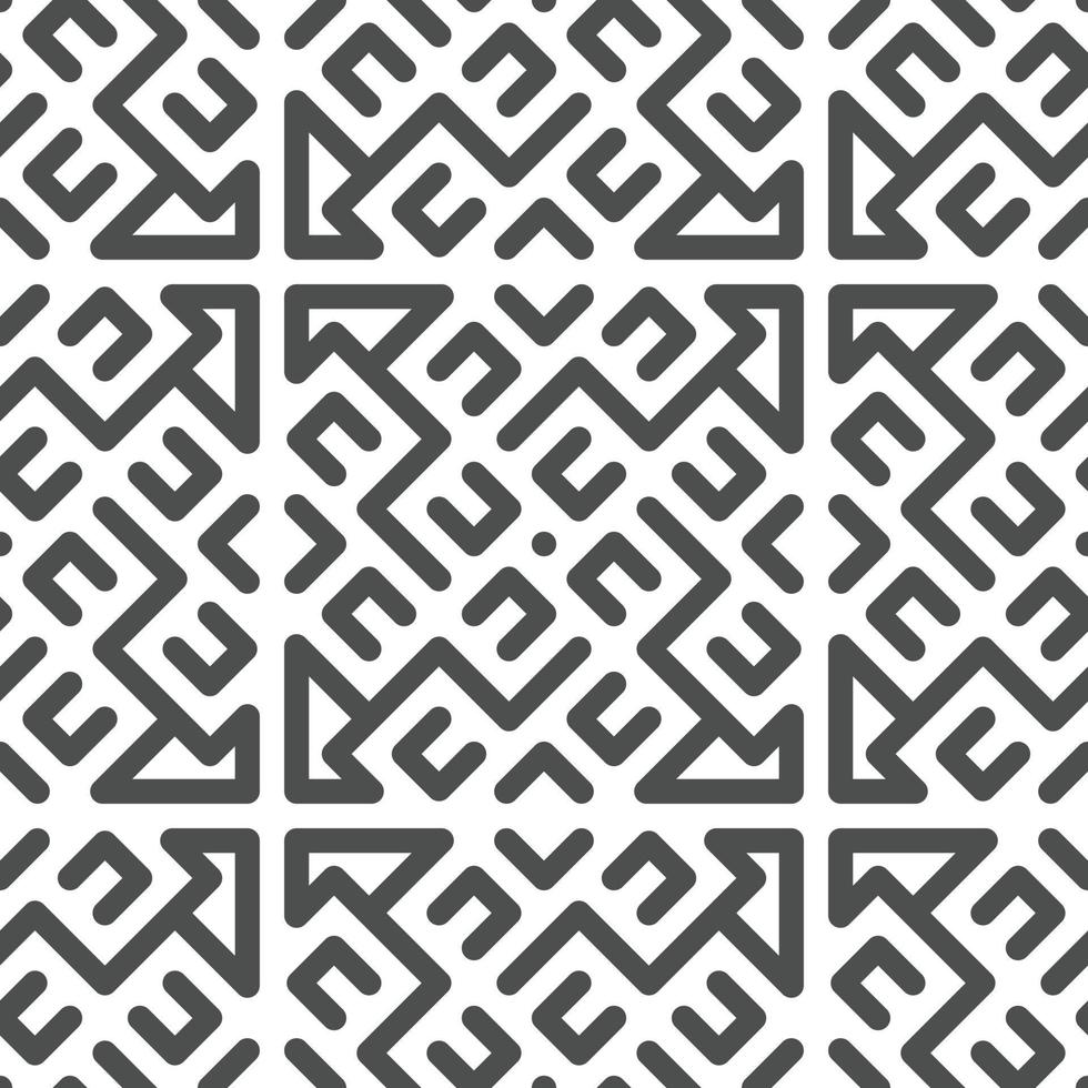 Abstract seamless geometric shape lines pattern vector