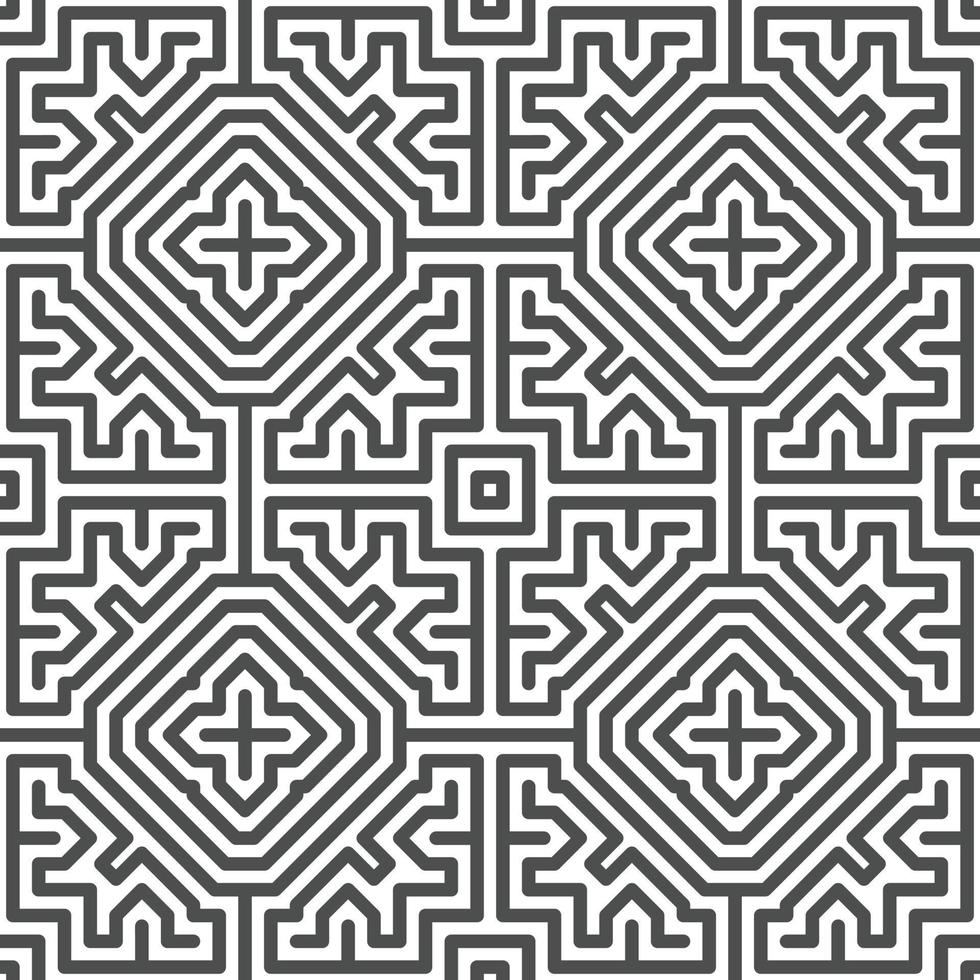 Abstract seamless geometric shape lines pattern vector