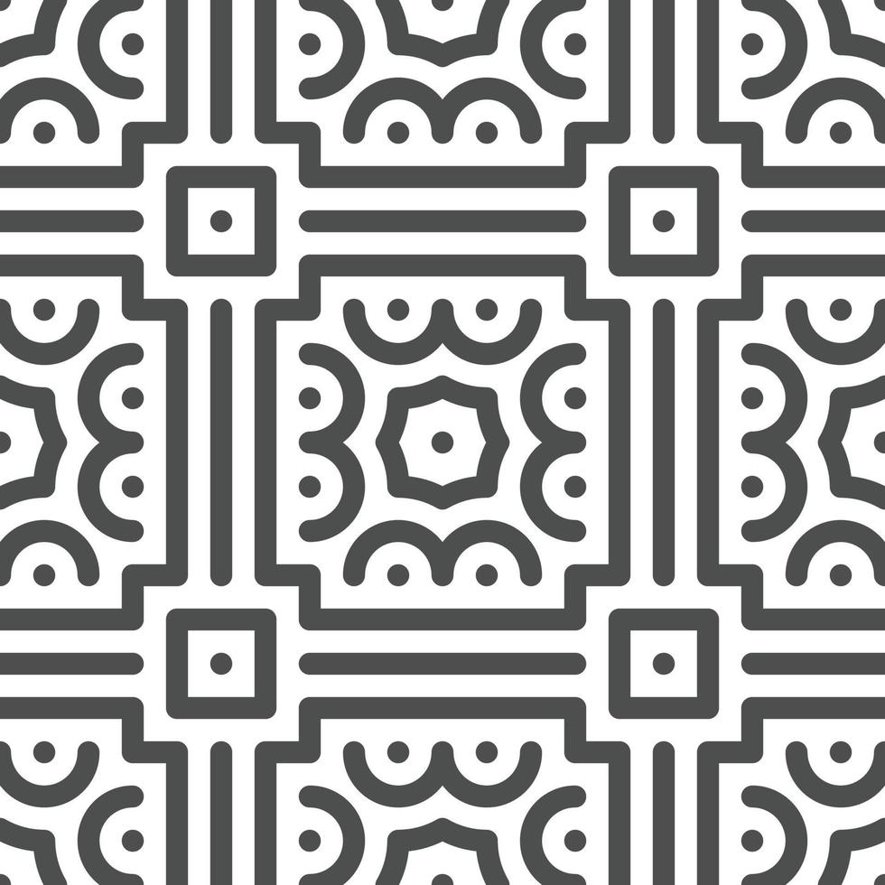 Abstract seamless geometric shape lines pattern vector