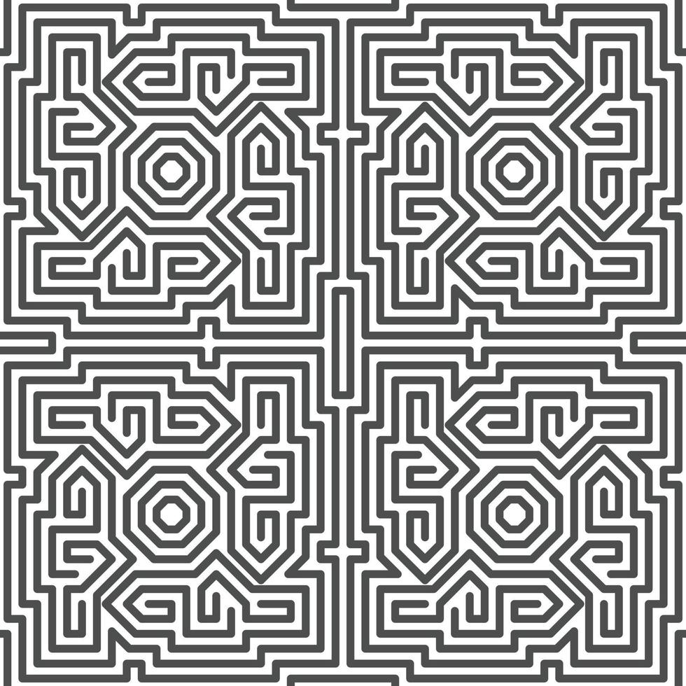 Abstract seamless geometric shape lines pattern vector