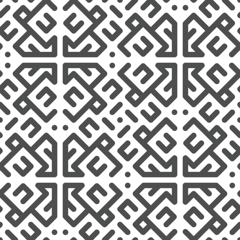 Abstract seamless geometric shape lines pattern vector